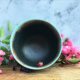 TURKUSOWA CZARKA CERAMICZNA DO KAWY CAPPUCCINO w woreczku jutowym prezentowym WYJĄTKOWY PREZENT DLA KOBIETY Gaia-ceramika