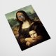 Plakat Krzyk Mony Mona Lisa - format 40x50 cm