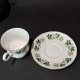 Filiżanka ze spodkiem Ridgway Gainsborough Bone China – motyw liści winogron