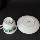 Filiżanka ze spodkiem Ridgway Gainsborough Bone China – motyw liści winogron