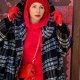 SUKIENKA ROBIN RED