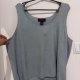 Błękitny top bez rękawów Lane Bryant 26/28 Plus Size dzianina oversize 4XL / 48 / 20