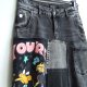 długa czarna spódnica denim r.38