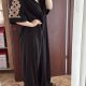 Shein Curve Czarny Kombinezon Plus Size 4XL z Tiulowymi Rękawami 4XL / 48 / 20