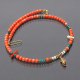 Sea collection - Koral orange vol. 4 /choker/ 26.01.26