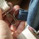 Torba granatowa handmade RASPBERI – unikatowa torba dla mamy z mocowaniami do wózka