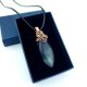Fluoryt wisiorek wire wrapping