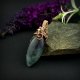 Fluoryt wisiorek wire wrapping