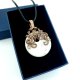 Wisiorek z howlitem wire wrapping