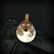 Wisiorek z howlitem wire wrapping