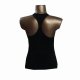 Czarny Top Nadruk M