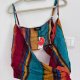 Cider Kolorowy Top w Paski z Wiązaniem Plus Size 4XL / 48 / 20