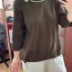 Avenue Brązowy Sweter z Ozdobnym Dekoltem Plus Size  5XL / 50 / 22