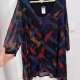 Avenue Tunika w Abstrakcyjny Wzór Plus Size 7XL / 54 / 26