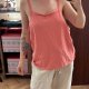 Avenue Koralowy Top na Ramiączkach Plus Size 24W 6XL / 52 / 24