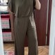 Suzanne Betro Oliwkowy Kombinezon Plus Size  5XL / 50 / 22