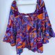 Terra & Sky Bluzka boho hiszpanka  6XL / 52 / 24