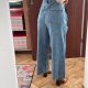 Banana Republic Jasnoniebieskie Spodnie Wide Leg Crop Plus Size  4XL / 48 / 20