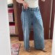 Banana Republic Jasnoniebieskie Spodnie Wide Leg Crop Plus Size  4XL / 48 / 20