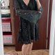 Cider Zielona Sukienka w Kwiaty Tiulowa Plus Size  4XL / 48 / 20