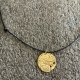 Choker naszyjnik minimalistyczny mosiądz