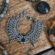 Bransoletka chainmaille ze stali chirurgicznej z kolcami gothic dark edgy