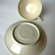Filiżanka Art Deco TK Thun Bohemia Czechosłowacja Porcelana Ecru kwiaty