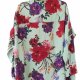 Koszula w kwiaty vintage wiskoza L H&M