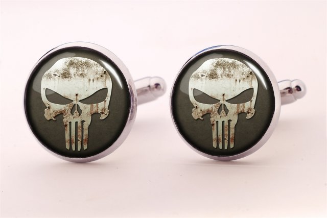 Punisher - spinki do mankietów - Egginegg