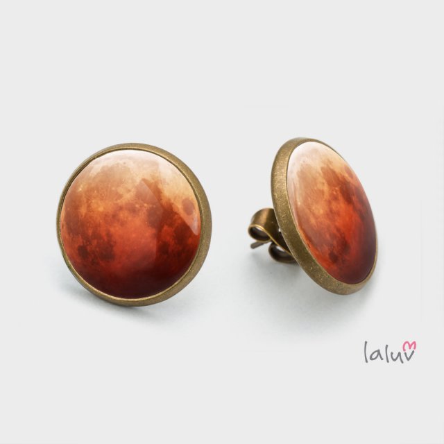 Kolczyki sztyfty BLOODY MOON