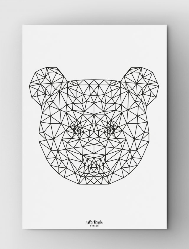 Panda outline B2