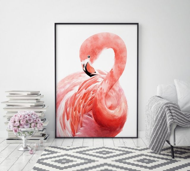 Plakat Flaming - format A3