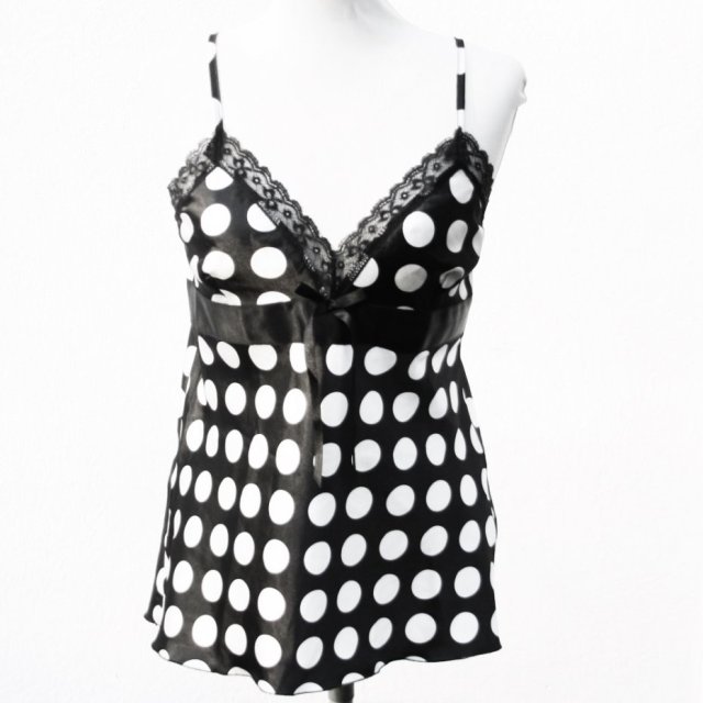 POLKA DOT HALKA TOP W GROCHY
