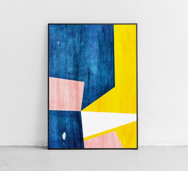 Plakat abstrakcja - format 40x50 cm