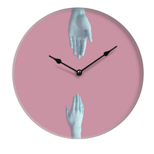 Szklany zegar Hand