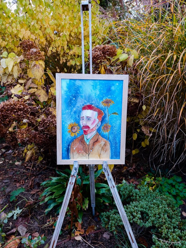 Vincent Van Gogh akwarela 30x40