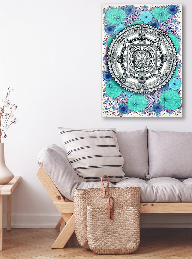 Mandala 60x90cm