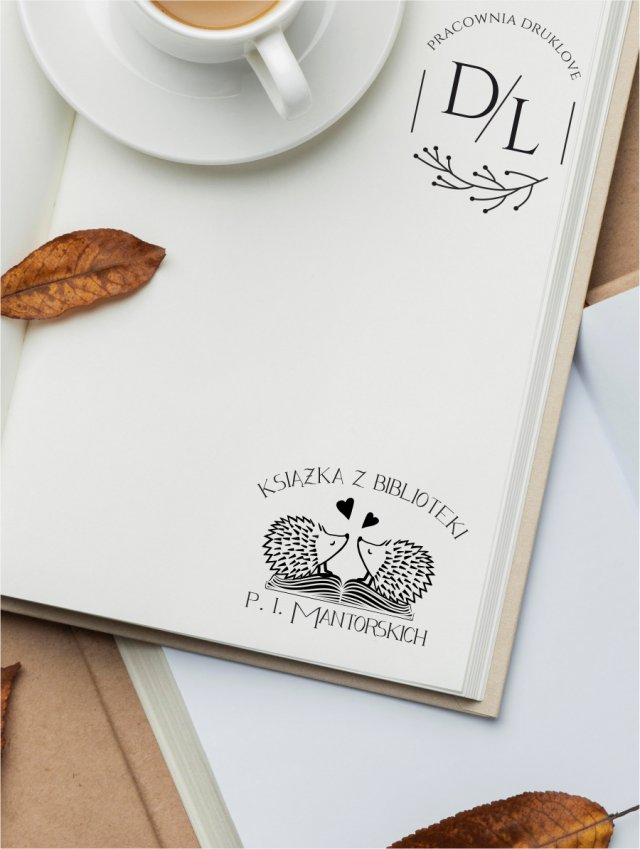 Stempel Ex Libris Exlibris personalizowany JEŻE