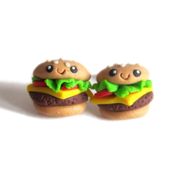 Kolczyki Hamburgery