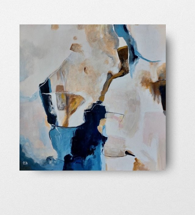 Abstrakcja-obraz akrylowy 60/60 cm