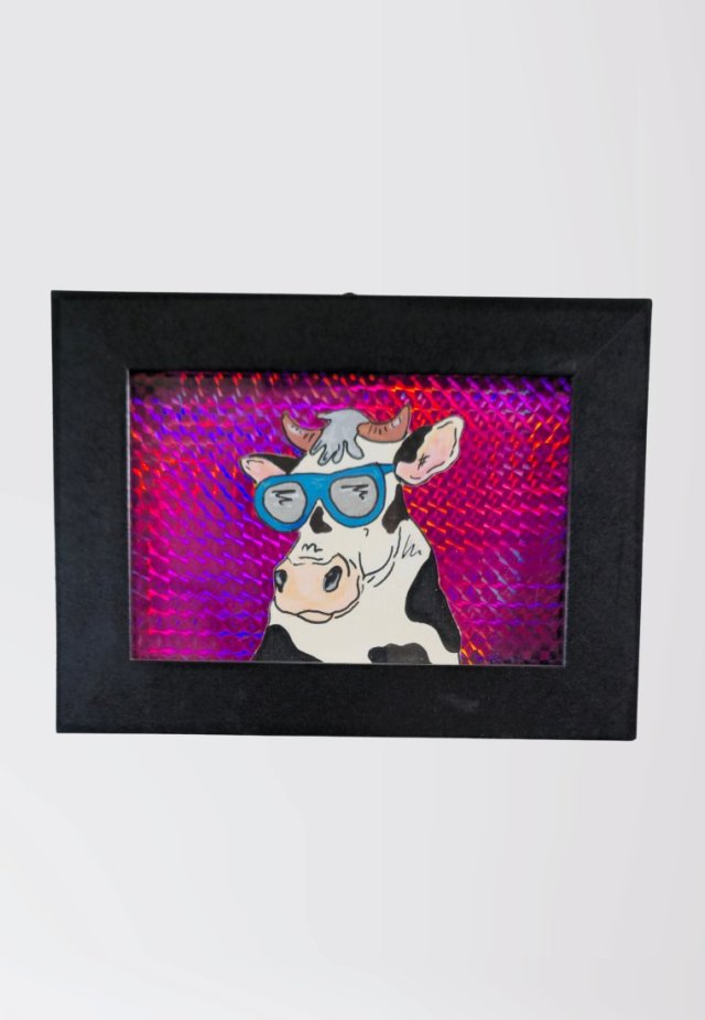 Obraz - DISCO KROWA - 15X19