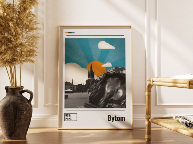 Plakat midcentury - Bytom ( 50x70 cm )