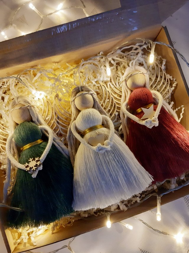 Choinkowe ozdoby handmade