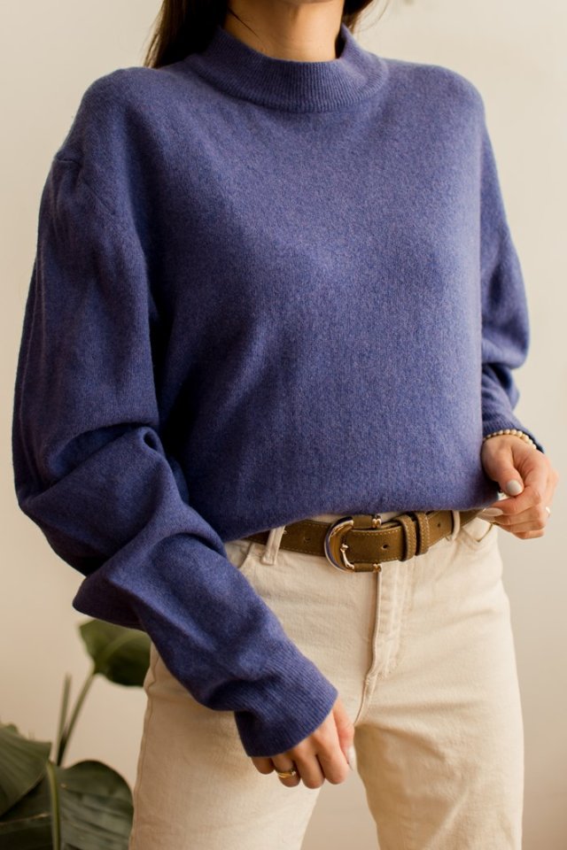 wełniany sweter 46