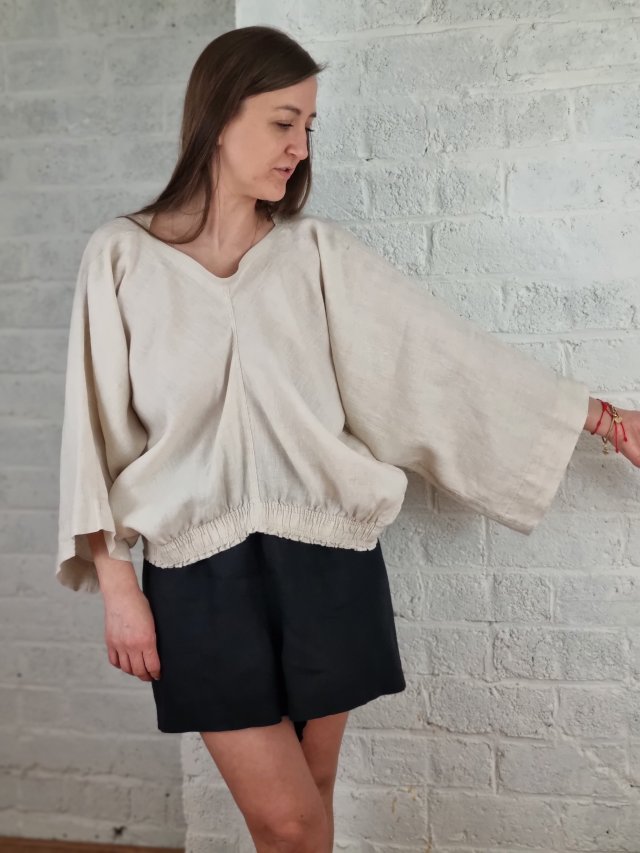Lniana bluza