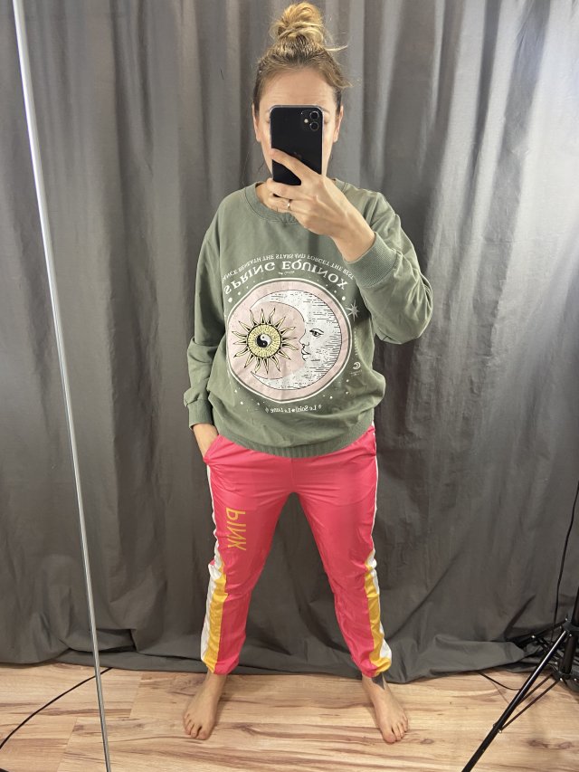 PINK retro dresik