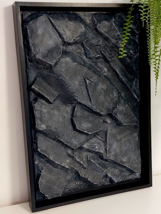 Obraz strukturalny 3d | relief | unikat