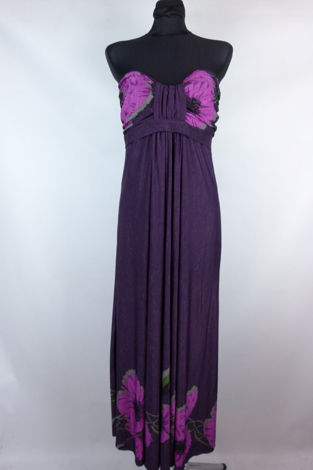 Apricot letnia sukienka maxi na biust / L