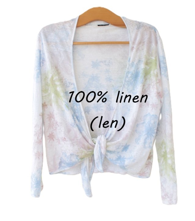 exclusive 100% linen cardigan Artigiano