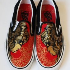 Piękne Vansy Art Deco jak nowe!